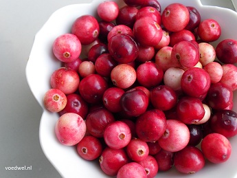 Voedwel, natuurlijk voedingsadvies, cranberry's