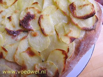 Aardappelpizza