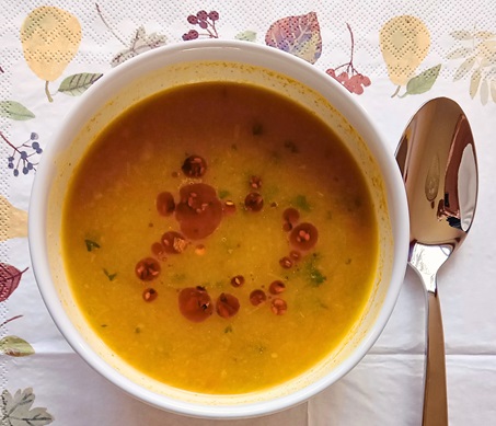 Voedwel, pompoensoep