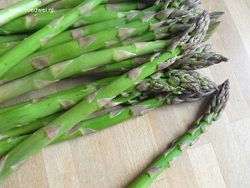 Voedwel, asperges